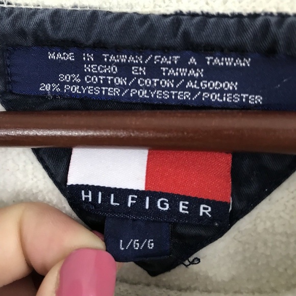 Vintage Tommy Hilfiger Spellout Name Logo Sweater - Picture 3 of 6